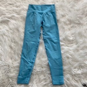 Used blue poshee  bum workout pants